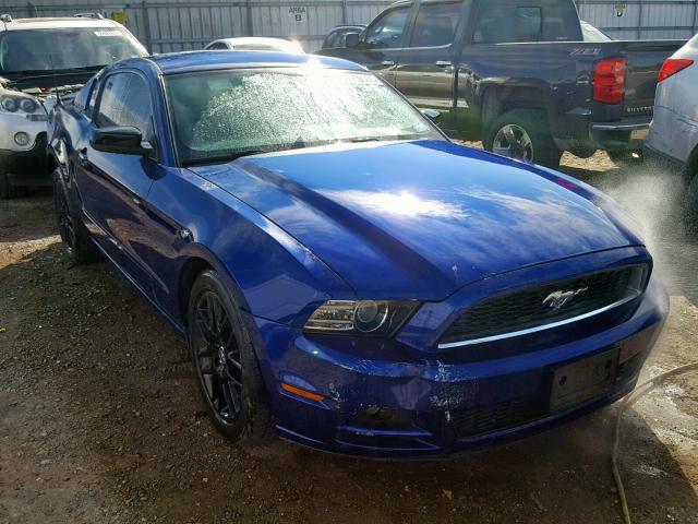 1ZVBP8AMXE5226543 - 2014 FORD MUSTANG BLUE photo 1