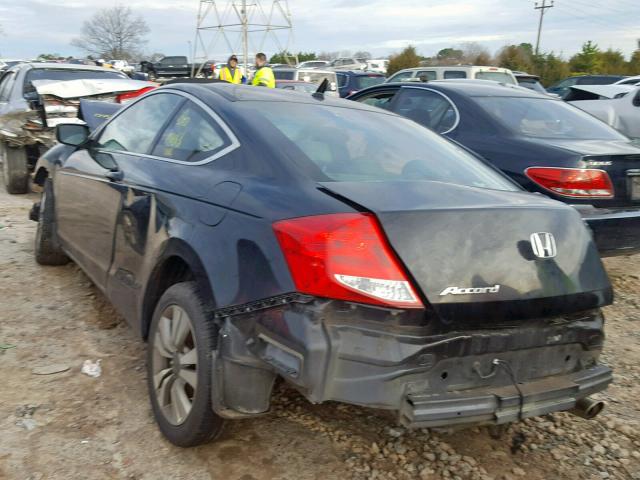 1HGCS1B82CA023344 - 2012 HONDA ACCORD EXL BLACK photo 3