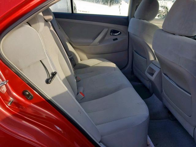 4T1BE46KX9U377723 - 2009 TOYOTA CAMRY BASE 红色 照片 6