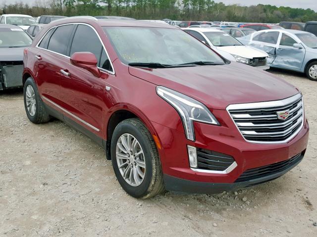 1GYKNBRS5HZ198621 - 2017 CADILLAC XT5 LUXURY MAROON photo 1