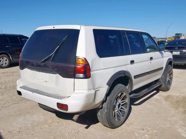 JA4LS31H9YP033394 - 2000 MITSUBISHI MONTERO SP WHITE photo 4