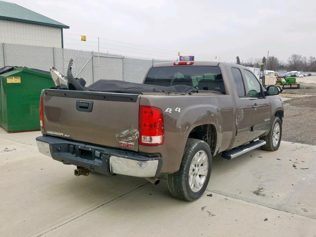 2GTEK19J071623120 - 2007 GMC NEW SIERRA BROWN photo 4