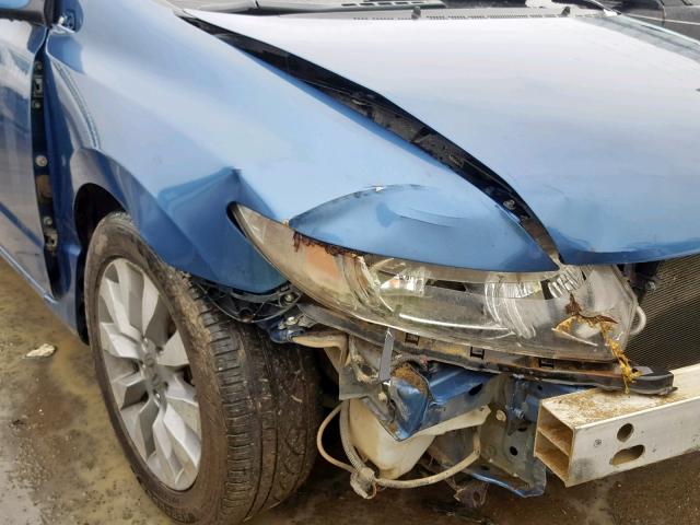 2HGFG1B99AH501927 - 2010 HONDA CIVIC EXL BLUE photo 9