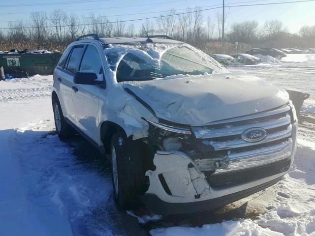 2FMDK3GC6DBB52071 - 2013 FORD EDGE SE WHITE photo 1