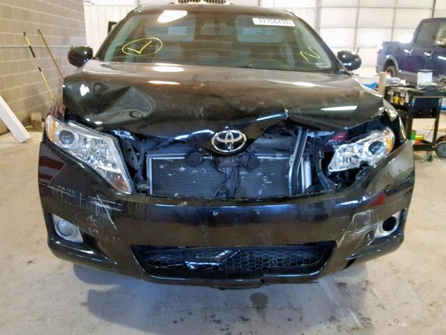 4T3ZK3BB4AU033310 - 2010 TOYOTA VENZA BASE BLACK photo 9