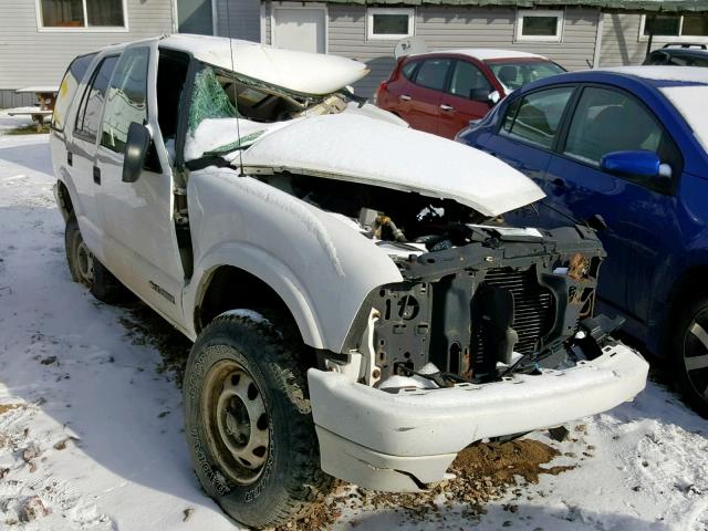 1GNDT13X84K165805 - 2004 CHEVROLET BLAZER WHITE photo 1