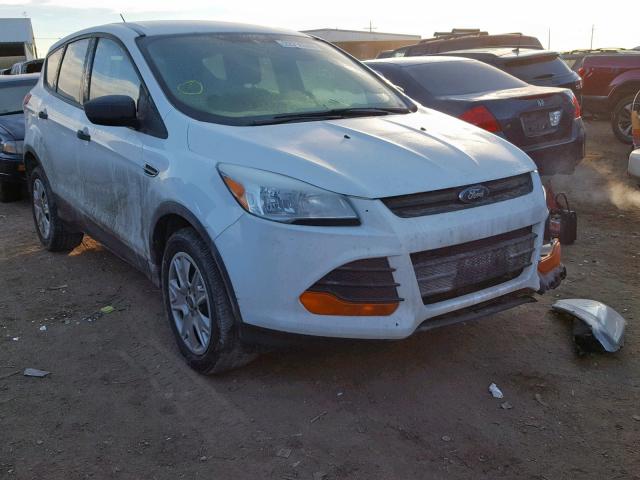 1FMCU0F75DUB55210 - 2013 FORD ESCAPE S WHITE photo 1