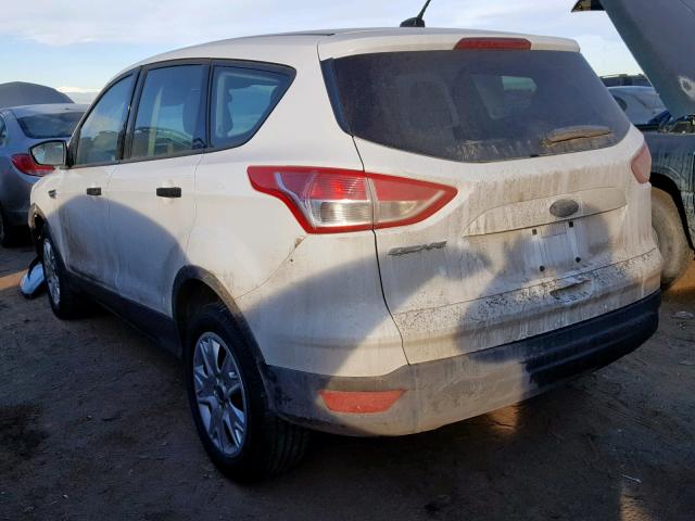 1FMCU0F75DUB55210 - 2013 FORD ESCAPE S WHITE photo 3