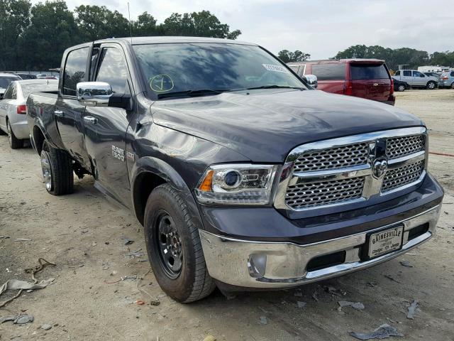 1C6RR6NT2JS157299 - 2018 RAM 1500 LARAM GRAY photo 1