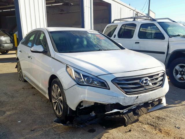 5NPE34AF5FH150916 - 2015 HYUNDAI SONATA SPO WHITE photo 1