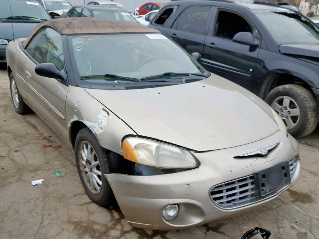 1C3EL55T03N534477 - 2003 CHRYSLER SEBRING LX BEIGE photo 1