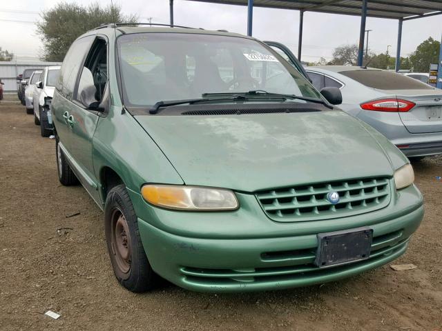 2P4FP25B4WR702988 - 1998 PLYMOUTH VOYAGER GREEN photo 1
