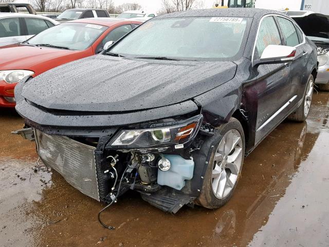 2G1145S34H9164536 - 2017 CHEVROLET IMPALA PRE BLACK photo 2