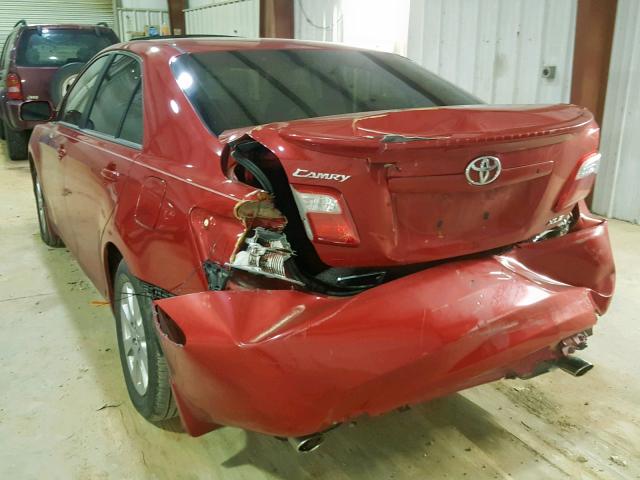 4T1BK46K87U022779 - 2007 TOYOTA CAMRY NEW RED photo 3