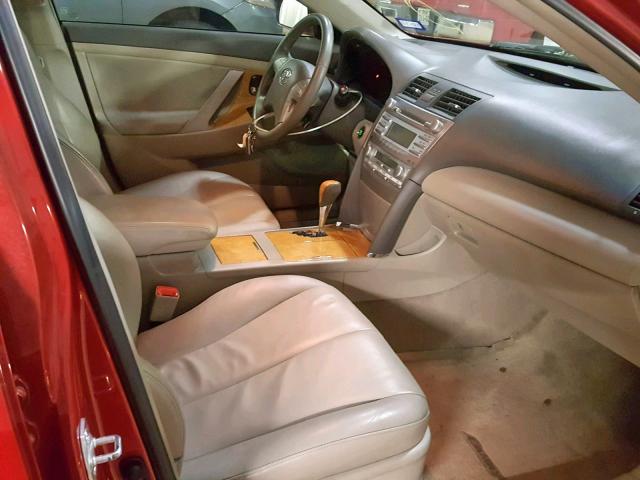 4T1BK46K87U022779 - 2007 TOYOTA CAMRY NEW RED photo 5