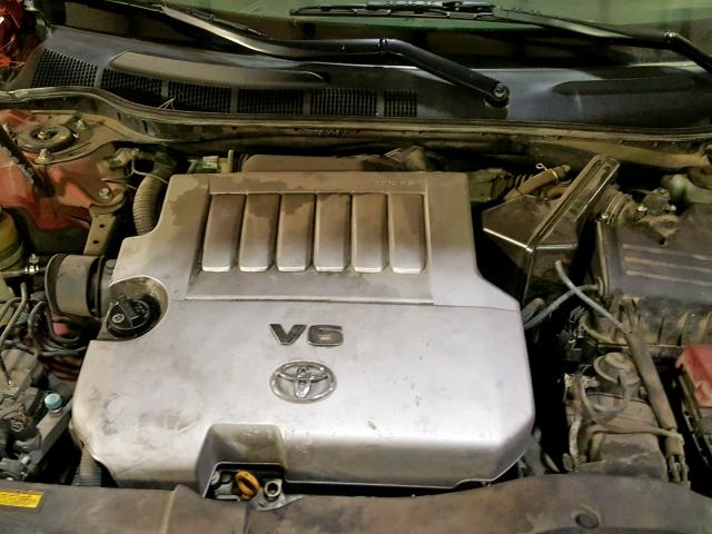 4T1BK46K87U022779 - 2007 TOYOTA CAMRY NEW RED photo 7