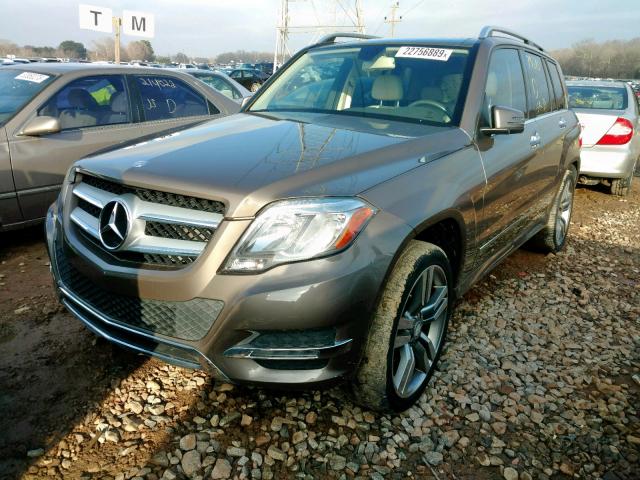 WDCGG5HB8EG282975 - 2014 MERCEDES-BENZ GLK 350 BROWN photo 2