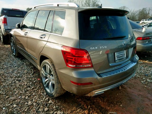 WDCGG5HB8EG282975 - 2014 MERCEDES-BENZ GLK 350 BROWN photo 3