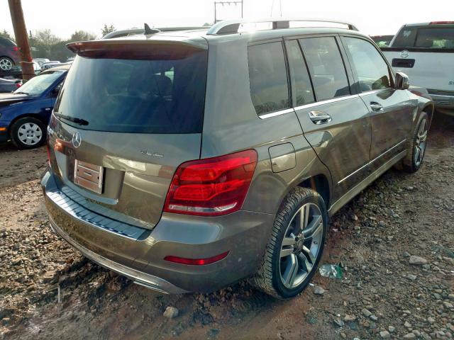 WDCGG5HB8EG282975 - 2014 MERCEDES-BENZ GLK 350 BROWN photo 4