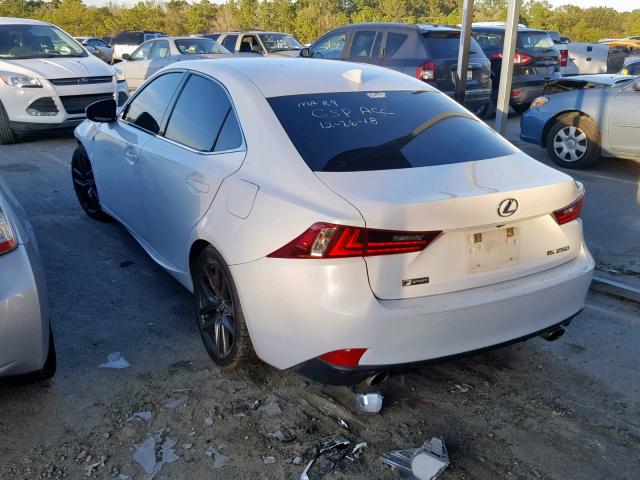 JTHBF1D24F5062617 - 2015 LEXUS IS 250 WHITE photo 3