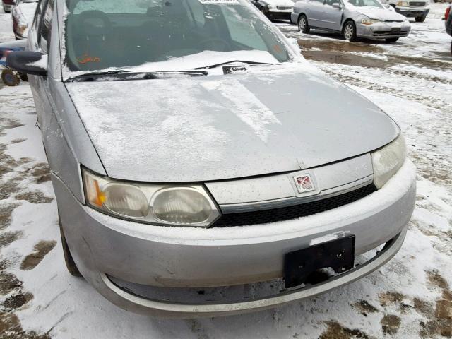 1G8AJ52F34Z208434 - 2004 SATURN ION LEVEL SILVER photo 9