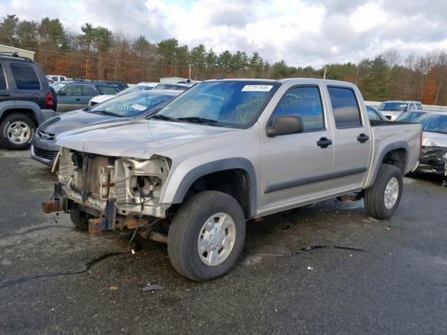 1GCDT13E788162324 - 2008 CHEVROLET COLORADO GRAY photo 2