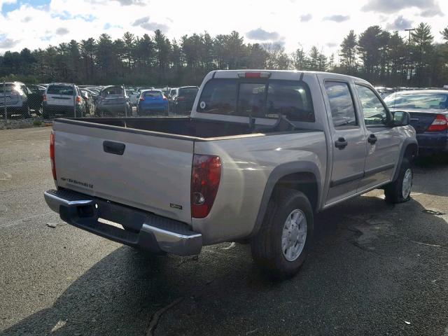 1GCDT13E788162324 - 2008 CHEVROLET COLORADO GRAY photo 4