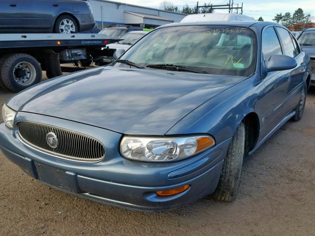 1G4HP54K71U110797 - 2001 BUICK LESABRE CU BLUE photo 2