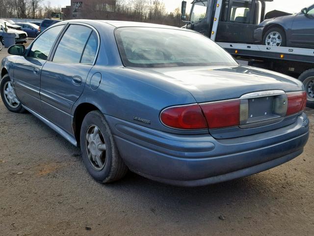 1G4HP54K71U110797 - 2001 BUICK LESABRE CU BLUE photo 3