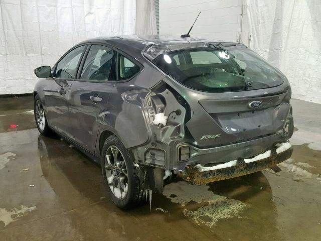 1FADP3K24EL116195 - 2014 FORD FOCUS SE GRAY photo 3