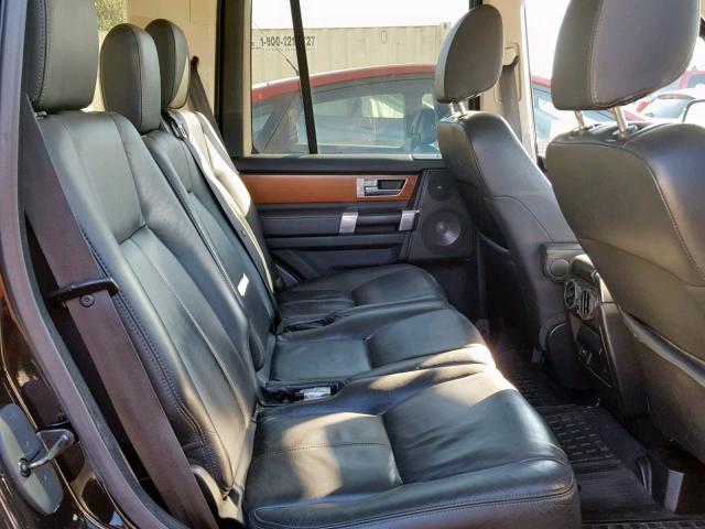 SALAK2D4XBA555373 - 2011 LAND ROVER LR4 HSE LU BLACK photo 6
