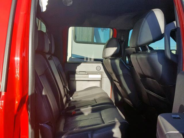 1FT8W4DT8BEA13047 - 2011 FORD F450 SUPER RED photo 6