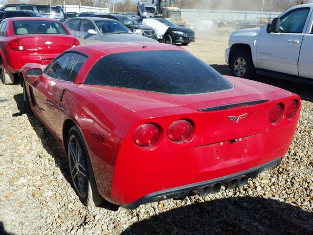 1G1YY25U965129362 - 2006 CHEVROLET CORVETTE RED photo 3