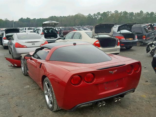 1G1YY24U755109627 - 2005 CHEVROLET CORVETTE RED photo 3