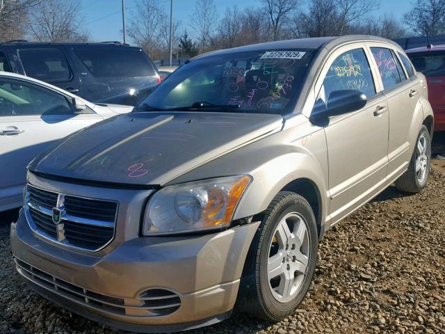 1B3HB48A49D233310 - 2009 DODGE CALIBER SX GOLD photo 2