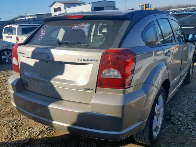 1B3HB48A49D233310 - 2009 DODGE CALIBER SX GOLD photo 4