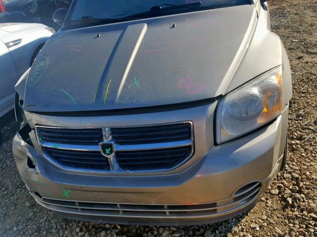 1B3HB48A49D233310 - 2009 DODGE CALIBER SX GOLD photo 7