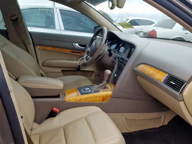 WAUAH74F16N170381 - 2006 AUDI A6 3.2 GOLD photo 5