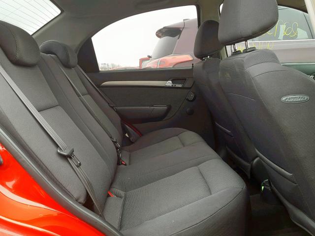 KL1TD566X8B136461 - 2008 CHEVROLET AVEO BASE წითელი ფოტო 6