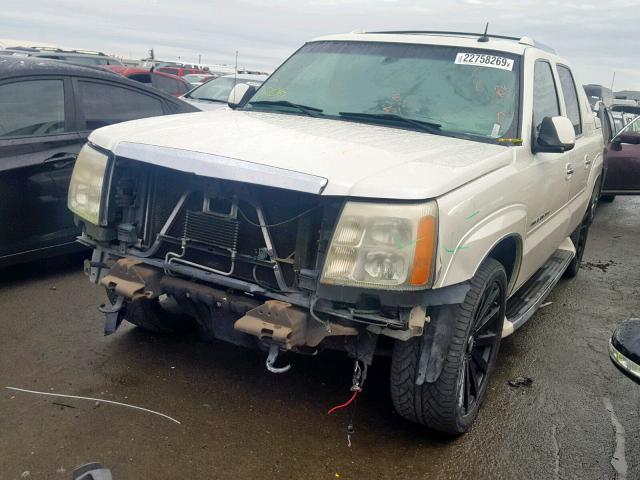 3GYEK63N62G349179 - 2002 CADILLAC ESCALADE E WHITE photo 2