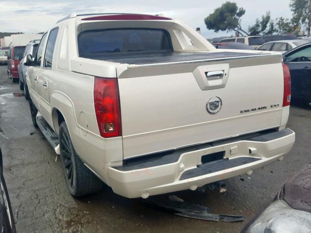 3GYEK63N62G349179 - 2002 CADILLAC ESCALADE E WHITE photo 3