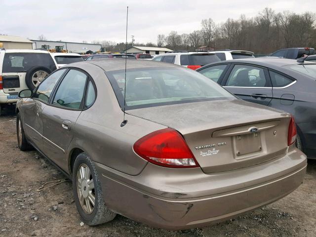 1FAFP56U85A287897 - 2005 FORD TAURUS SEL TAN photo 3