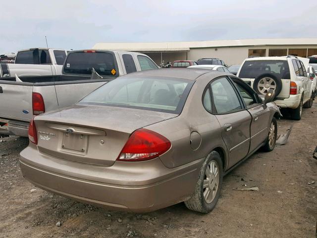 1FAFP56U85A287897 - 2005 FORD TAURUS SEL TAN photo 4