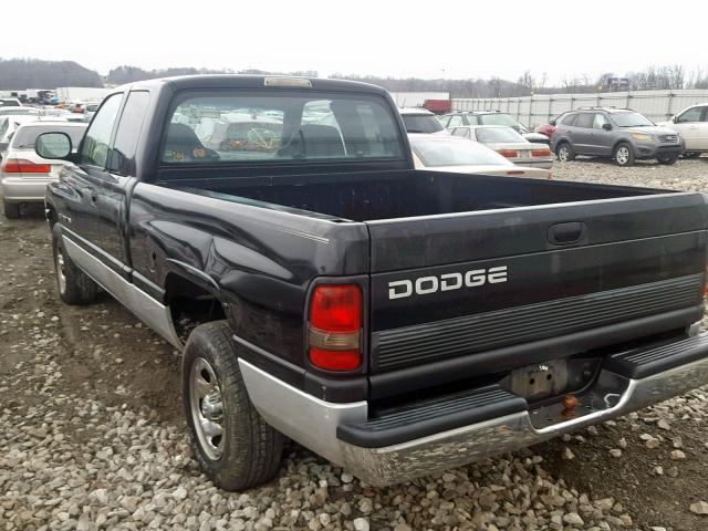 3B7HC13Y21G739658 - 2001 DODGE RAM 1500 შავი ფოტო 3