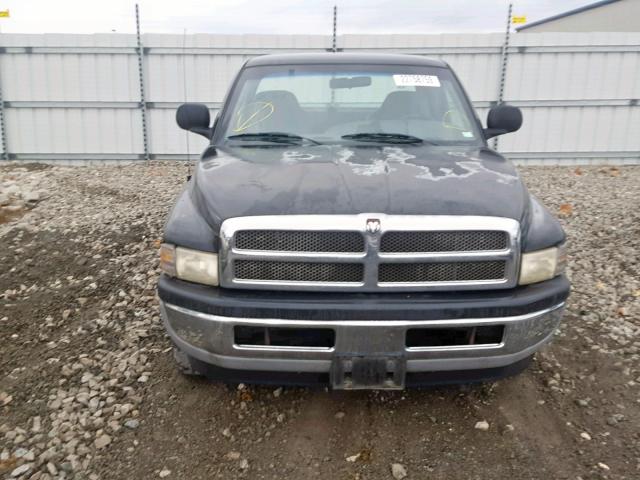 3B7HC13Y21G739658 - 2001 DODGE RAM 1500 შავი ფოტო 9