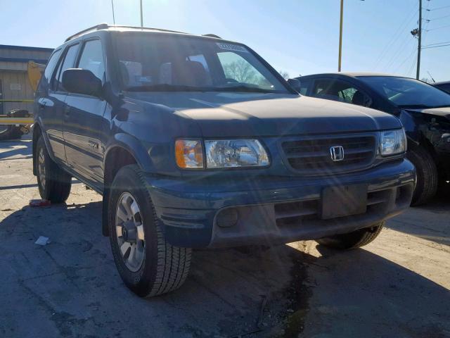 4S6DM58W5Y4406052 - 2000 HONDA PASSPORT E BLUE photo 1