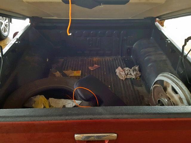 1GCDSCF96B8107142 - 2011 CHEVROLET COLORADO L MAROON photo 9