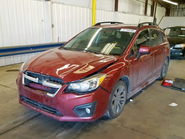 JF1GPAL64E8245673 - 2014 SUBARU IMPREZA SP MAROON photo 2