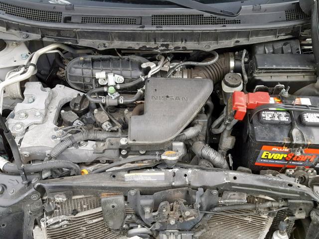 JN8AS5MT1BW565605 - 2011 NISSAN ROGUE S SILVER photo 7