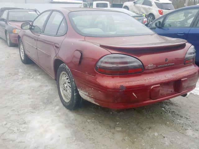 1G2WK52J0YF347591 - 2000 PONTIAC GRAND PRIX წითელი ფოტო 3